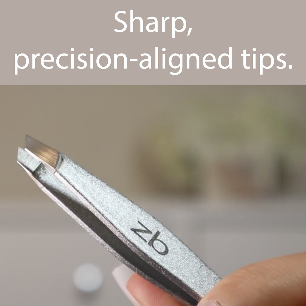 Surgical Grade Stainless Steel Slant Tweezers | Silver