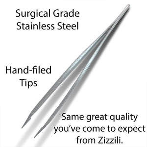 Mini Slant Tweezers  Silver – Zizzili Basics