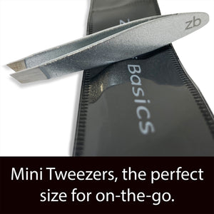 Mini Slant Tweezers | Silver