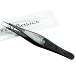 Surgical Grade Stainless Steel Pointed Tweezers | Black