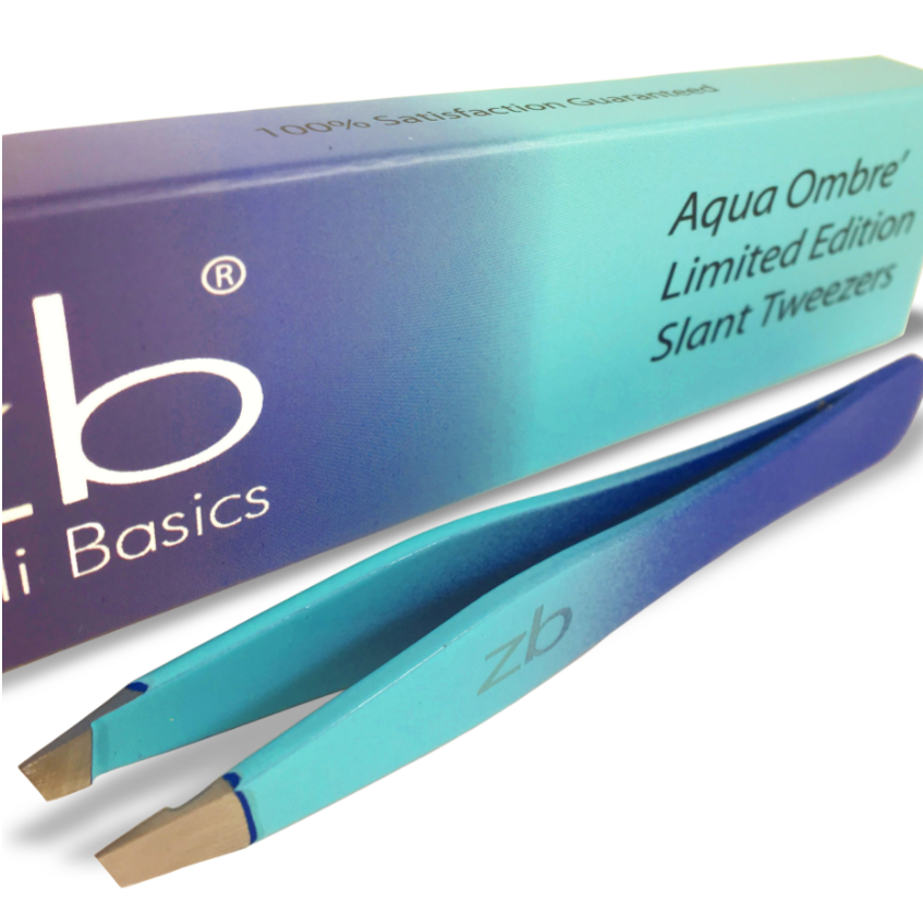 Limited Edition Aqua Ombre Slant Tweezer