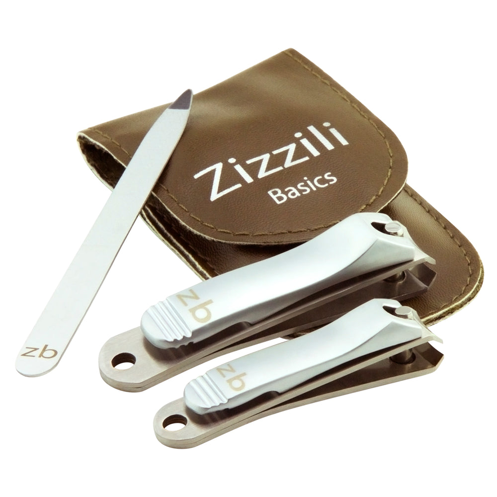 Zizzili Basics Toenail Clippers for Ingrown or Thick Toenails - Large Handle for Easy Grip + Sharp Stainless Steel - Best Nail Clipper & Pedicure Tool