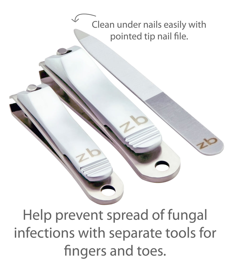 fingernail clipper, toenail clipper and nail file
