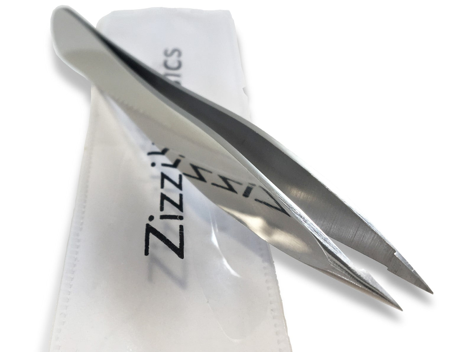 Elite Series Pointed Tweezers Mirror Polish Zizzili Basics